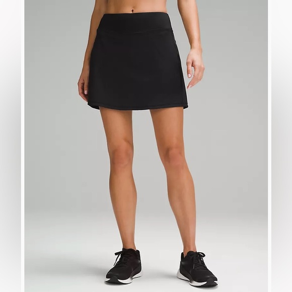 lululemon athletica Skirts Lululemon Black Pace Rival Midrise Skirt